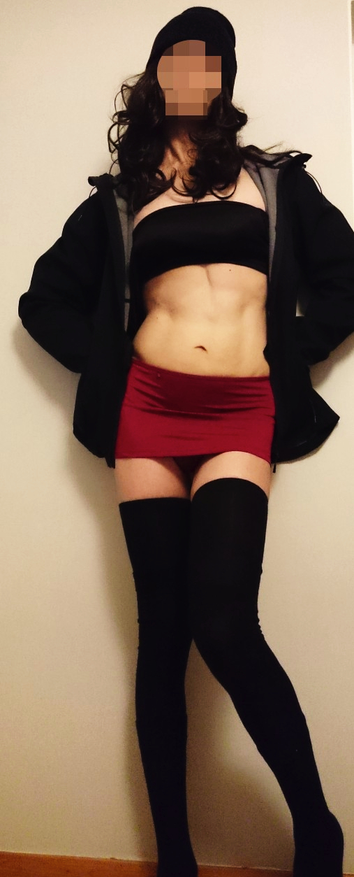 Just me, legs,miniskirt,cd,lingerie,#feminization,sissy,smooth, Feminization,Sissy Fashion