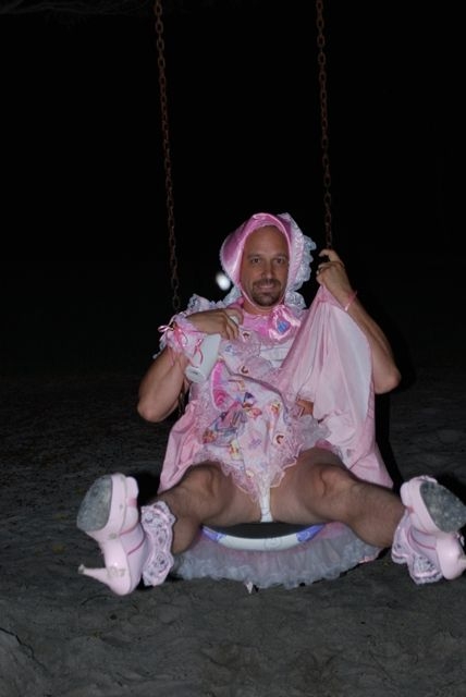 sissy baby  - sissy baby playing at park, sissybaby,sissy, Adult Babies,Diaper Lovers,Sissy Fashion