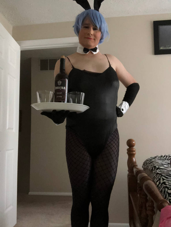Bunny Girl Sabrina - Did I also mentioned I work as a bunny girl? , Bunny girl,Feminization,Sissy, Dolled Up,Sissy Fashion,Pop Culture
