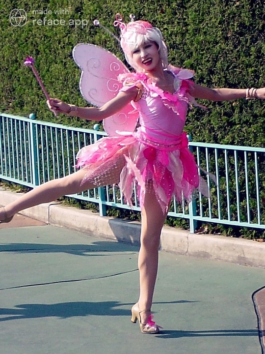 Candy dancer/Pink Fairy - I do reface in my spare time to live out my feminine fantasies. This is a picture of a Japanese Candy dancer showing off her frilly panties. Also me as a perfect pink prissy feminine fairy 💋, Candy,Frilly,Feminization,Sissy,, Dolled Up,Feminization,Sissy Fashion,Fairytale,Body Swap,Technological Transformation