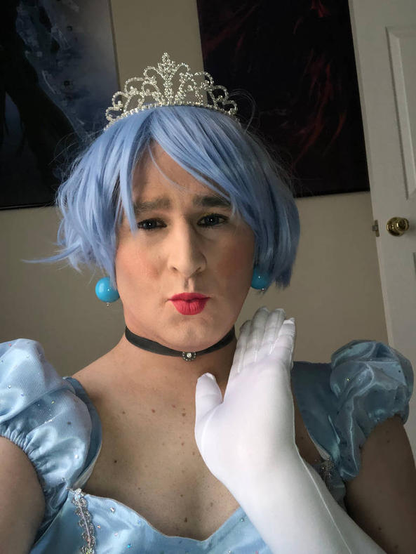 Princess Sapphire  - A princess I created her name is Sapphire , Feminization,Sissy,Princess , Sissy Fashion,Fairytale,Dolled Up