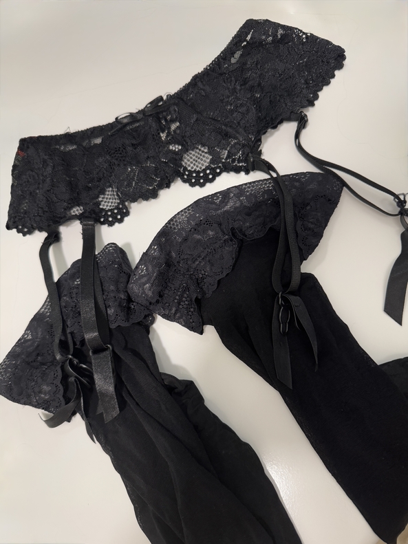 My Lingerie Outfits💖🎀 - Which outfit did you like the most?✨, Lingerie Dress Bra Stockings  Heels Garter Belt Pearl Thong Panties Red White Pink Outfit Sissy Feminization Submissive, Feminization,Sissy Fashion,Identity Swap,Body Swap,Bad Boy To Good Girl,Dolled Up,Breast Implants