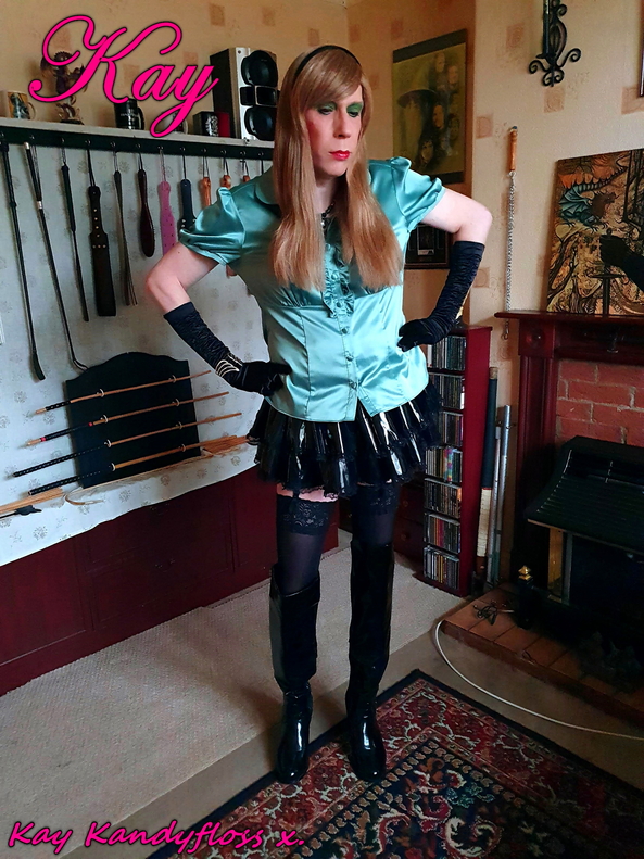 Click here to see the image in full size. Auntie Kay puts Sissymaid Sarah to work - I decided to make good use of my pretty little sissy Sarah and put her to work cleaning the furniture (& my boots) - under threat of severe punishment of course. As you can see, I do not make idle threats! xxx , Mistress,sissy,sissymaid,maid,punishment,bondage,spanking, Feminization,Dominating Mistress Or Master,Adult Babies,Diaper Lovers,Bondage,Dolled Up,Spankings
