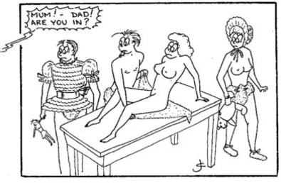 AB cartoon humour - Alittle bit of AB humour - done in the style of newspaper cartoons., funny,comedy,cartoon,art,sissy baby,adult baby, Adult Babies,Feminization,Dominating Mistress Or Master,Humiliation,Diaper Lovers