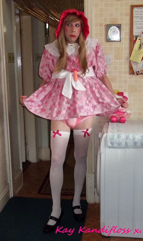Sissy Baby Kay - Hiya! Being a proper little sissy baby for Mummy. :-), sissy,sissy baby,adult baby,humiliation,nappies,diapers, Adult Babies,Feminization,Dominating Mistress Or Master,Humiliation,Dolled Up,Diaper Lovers
