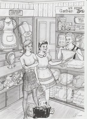A little more AB art - Various talented artists capturing some lovely AB fantasies., Art,artists,adult baby,sissy baby,humiliation,forced,baby clothes, Adult Babies,Feminization,Dominating Mistress Or Master,Diaper Lovers,Humiliation