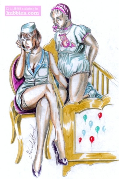 A little more AB art - Various talented artists capturing some lovely AB fantasies., Art,artists,adult baby,sissy baby,humiliation,forced,baby clothes, Adult Babies,Feminization,Dominating Mistress Or Master,Diaper Lovers,Humiliation