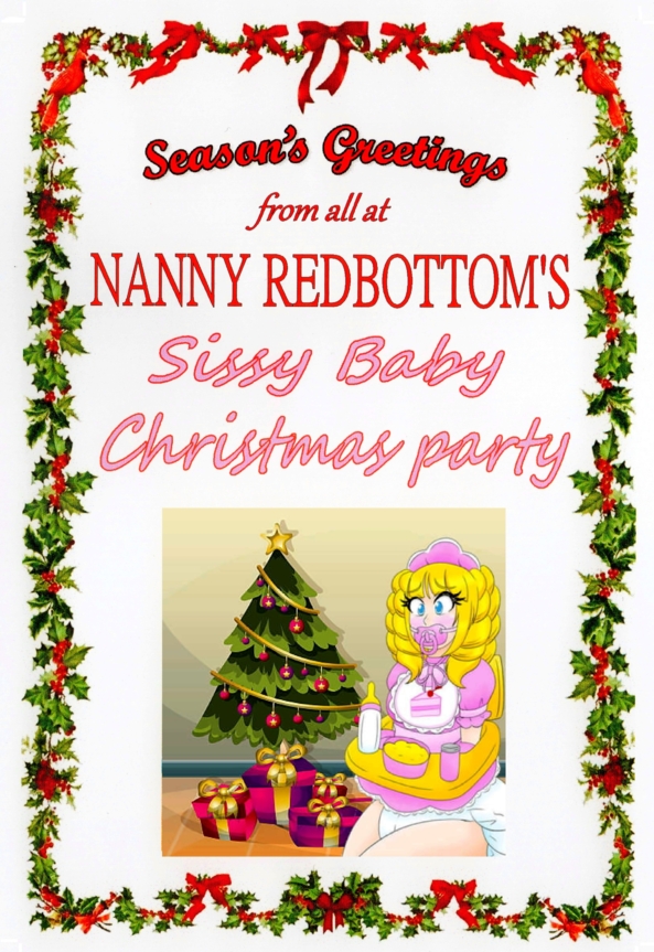 Nanny Redbottom's Sissy Baby Christmas Party - Two little matching pansies having a wonderful time at Nanny Redbottom's Christmas Party. Lots of presents and baby bottles but these two naughty little babies soon ended up with smacked bottoms. A very Merry Christmas to all from Sarah and Kay xxx, spanking,nappies,sissy. sissy baby,dresses,Christmas,plastic panties, Adult Babies,Feminization,Dominating Mistress Or Master,Sissy Fashion,Spankings,Dolled Up,Holiday,Diaper Lovers