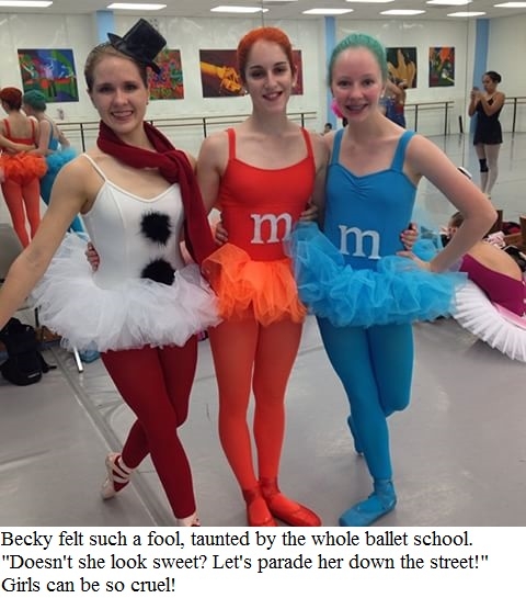Chloe's fancy dress birthday party - The Ballet School welcome a very special guest, feminisation,ballet,tutu,humiliation, Feminization,Sissy Fashion