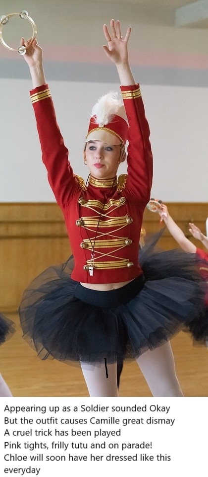 Camille and Chloe - Be careful what you wish for, Ballet,leotard,tights,humiliation, Feminization,Bad Boy To Good Girl