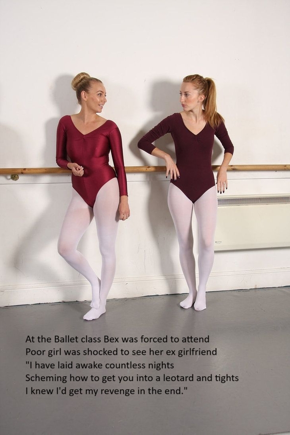 Revenge at the Barre - The last person Bex wants to see at Ballet Class is her ex!, Ballet,leotard,tights,humiliation, Feminization