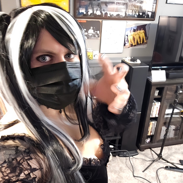 Recent dress-up / jam sessions! - Just dropping a bunch of recent photos from my past few dress-up days., Girly,guitar,dress,rock,sissy,femme,goth,kawaii, Feminization,Sissy Fashion,Fairytale,Pop Culture,Breast Implants,Dolled Up,Magical Change