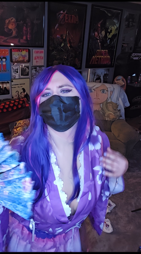 Kimono my House! - Felt pretty in my new Kimono yesterday , Sissy,femboy,wig,rock,guitar,purple,music, Feminization,Pop Culture,Fairytale