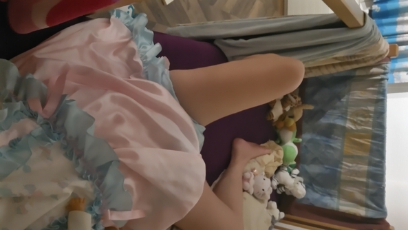 play in bed part 1, Sissybaby,AB/DL,Diaper,AdultBaby,Sissy baby,Adult baby,sissy, Adult Babies,Sissy Fashion