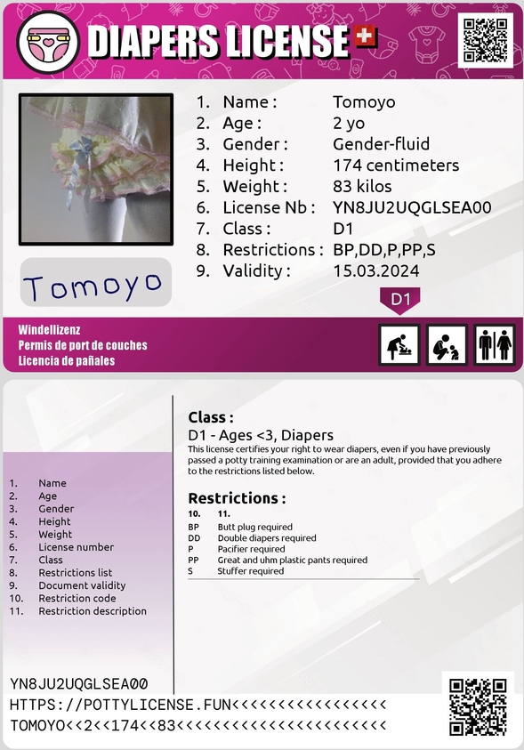 diaper license, Diaper,adultbaby,adult baby,AB/DL,sissybaby,sissy baby, Adult Babies,Diaper Lovers