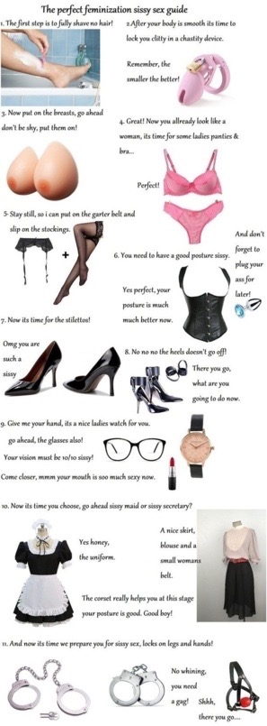 Sissy Feminization Guide - It's Not Cheap To Look This Sexy!, CD B&D S&M, Feminization,Sissy Fashion,Bondage,Dolled Up,Dominating Mistress Or Master