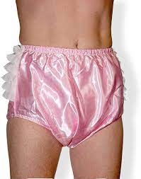 It is Especially Exciting To Be Diapered For Bed! - Diapered In New Pink Satin Rhumba Panties, ABDL Sissy Crossdresser, Adult Babies,Feminization,Sissy Fashion,Diaper Lovers,Dolled Up
