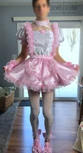 Another Day Diapered & Dressed Pretty - My Thick Diaper, Frilly Dress, Lingerie & Heels, ABDL Sissy, Adult Babies,Feminization,Sissy Fashion,Diaper Lovers,Dolled Up