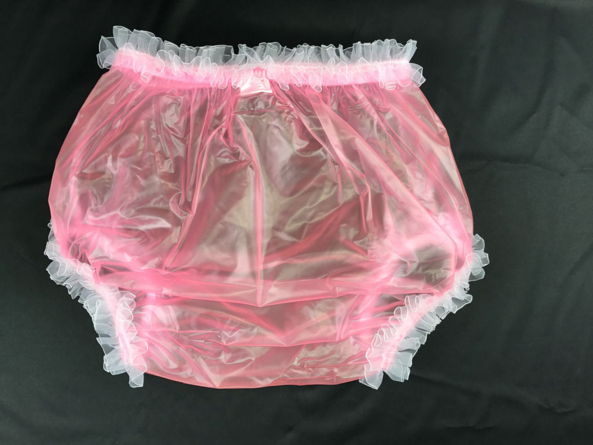 My NEW PLASTIC PANTIES - Transparent Lace Trimmed Sissy Wear!, AB DL Crossdresser, Adult Babies,Feminization,Fairytale,Diaper Lovers,Dolled Up