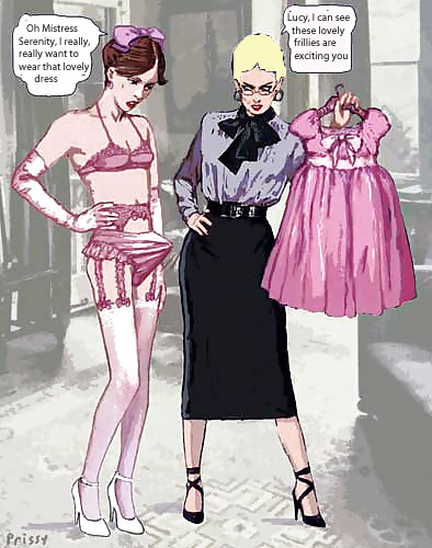 So Exciting! - Sissy Cartoons, Crossdresser Transvestite, Feminization,Masterbation,Sissy Fashion,Fairytale,Bad Boy To Good Girl,Dolled Up