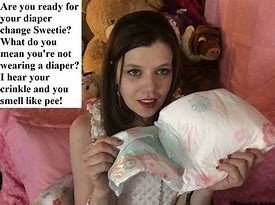 Seeing Yourself Diapered & Dressed - Cushy Crinkly Plastic Pants Over A Thick Diaper, AB/DL Sissy Crossdresser, Adult Babies,Feminization,Diaper Lovers,Dolled Up