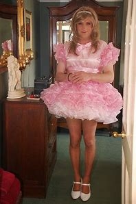 A Spring Dress To Wear Over Your Diaper - So Lovely Soft Silky & Adorable, AB/DL Sissy Crossdresser Transvestite, Adult Babies,Sissy Fashion,Diaper Lovers,Dolled Up