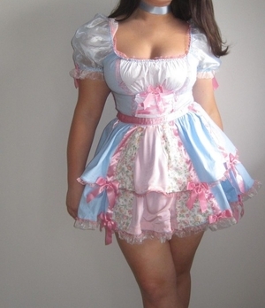Dressed Pretty With Thick Diapers - Every Day, The Frillier The Better!, ABDL Sissy Crossdresser, Adult Babies,Feminization,Sissy Fashion,Diaper Lovers,Dolled Up