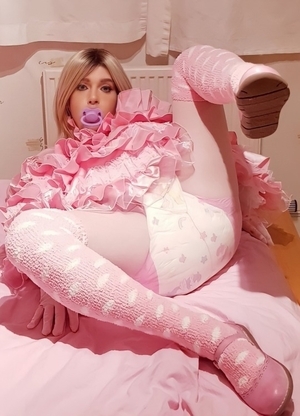 Looking Forward To Another Year - Diapered, Dressed & Feminized!, ABDL Sissy Crossdresser , Adult Babies,Feminization,Sissy Fashion,Diaper Lovers,Dolled Up,Bondage