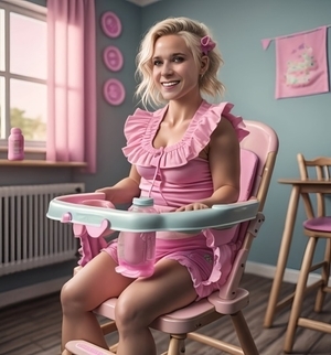 I Need To Stay Diapered & Dressed Girly - Always A Sissy, Never A Male!, ABDL Sissy Crossdresser, Adult Babies,Feminization,Sissy Fashion,Diaper Lovers,Dolled Up,Bondage