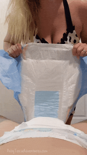Sweet Diapered Sissy - Such a Pretty Dress & Plastic Panties!, ABDL Sissy Crossdresser, Adult Babies,Feminization,Sissy Fashion,Diaper Lovers,Dolled Up