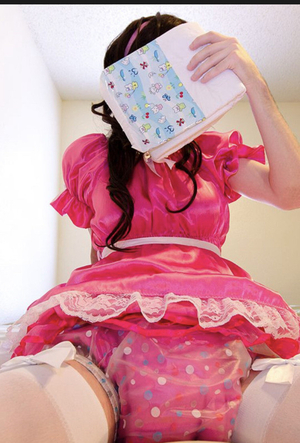 Keep Me Diapered Dressed & Frilly - Always!, ABDL Sissy Crossdresser, Adult Babies,Feminization,Sissy Fashion,Diaper Lovers,Dolled Up