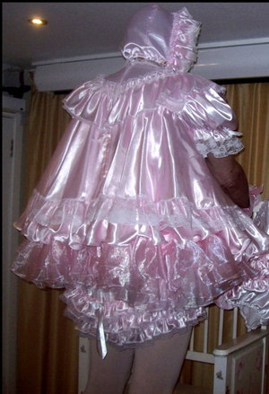 He Loves Being Diapered In A Frilly Dress - A True Sissy , ABDL Sissy Crossdresser, Adult Babies,Feminization,Sissy Fashion,Diaper Lovers,Dolled Up