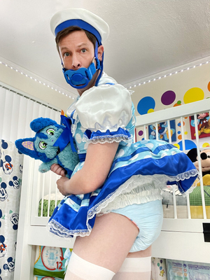 Diapered & Dressed All The Time! - I Love It!, ABDL Sissy Crossdresser, Adult Babies,Feminization,Sissy Fashion,Diaper Lovers,Dolled Up