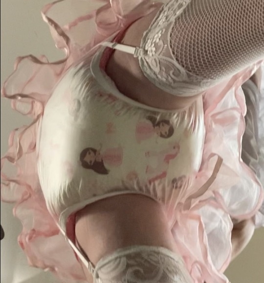 Wonderful Dresses Locked In Satin - Lace and Thick Diapers, ABDL Sissy Crossdresser, Adult Babies,Feminization,Sissy Fashion,Diaper Lovers,Dolled Up