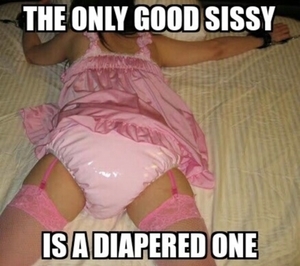 Diapered & Dressed All The Time! - I Love It!, ABDL Sissy Crossdresser, Adult Babies,Feminization,Sissy Fashion,Diaper Lovers,Dolled Up