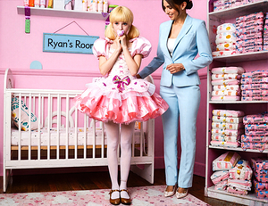 The Joy Of Being Diapered & Dressed Is Eternal - Always & Forever, ABDL Sissy Crossdresser, Adult Babies,Sissy Fashion,Diaper Lovers,Dolled Up