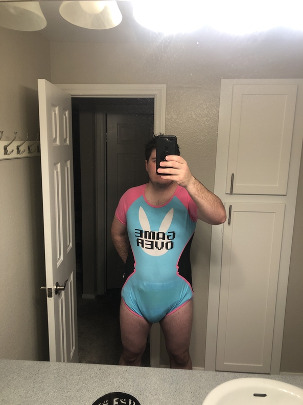 Onesie came in - Showing off, diapered,onesie,sissy,startingmyjourney, Diaper Lovers,Bisexual Orientation,Dolled Up