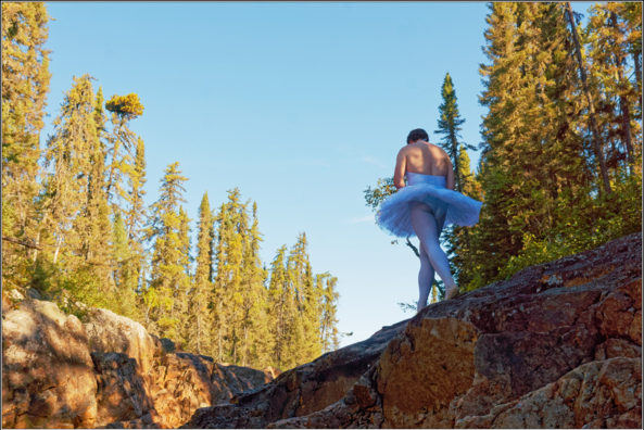 Sissy ballerina 14 - Waterfall, crossdresser,outdoor,ballet,platter,tutu,ballerina,river,forest,waterfall, Body Suits,Sissy Fashion,Fairytale