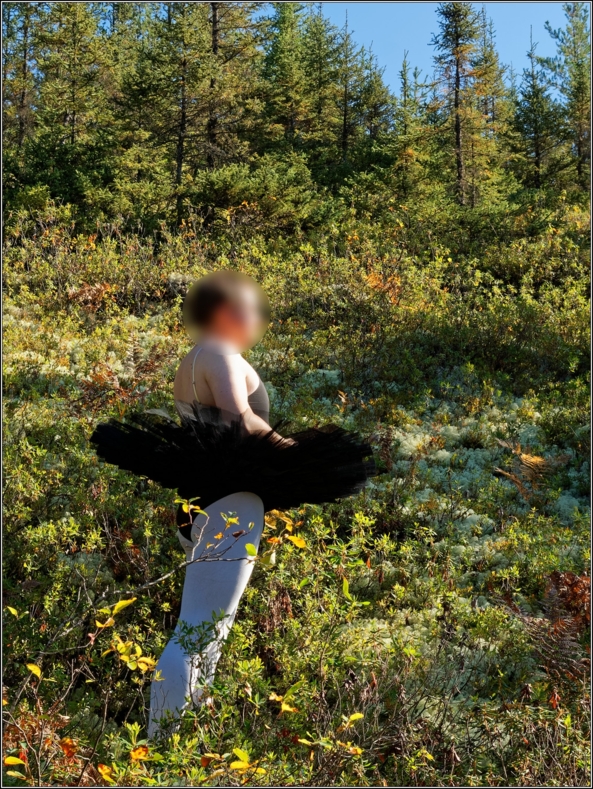 Black tutu 7 - Part 1, ballet,ballerina,sissy,forest,outdoor,tutu,platter,black, Sissy Fashion,Body Suits,Fairytale