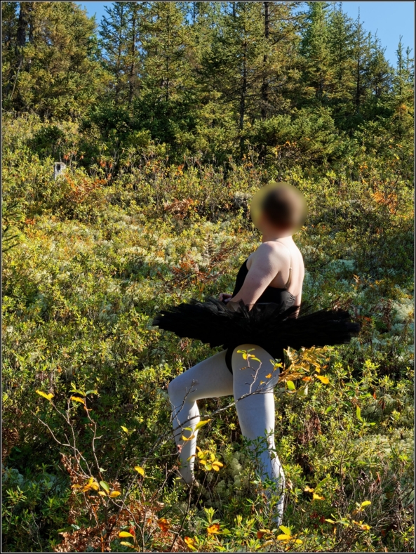 Black tutu 7 - Part 1, ballet,ballerina,sissy,forest,outdoor,tutu,platter,black, Sissy Fashion,Body Suits,Fairytale