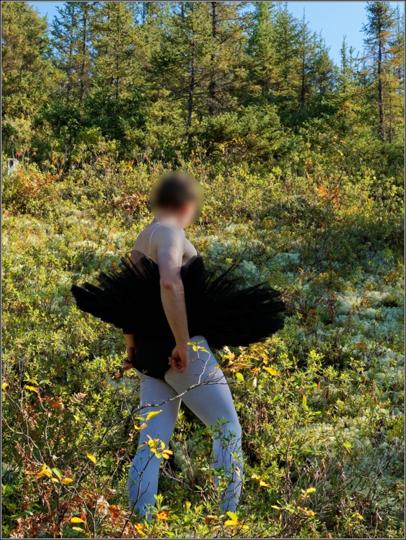 Black tutu 7 - Part 2, ballet,ballerina,sissy,forest,outdoor,tutu,platter,black, Sissy Fashion,Body Suits,Fairytale