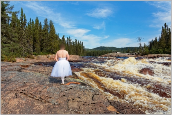 Romantic tutu 1 - Waterfall - Part 3, river,romantic,tutu,outdoor,sissy,ballerina,ballet,waterfall, Body Suits,Sissy Fashion,Fairytale