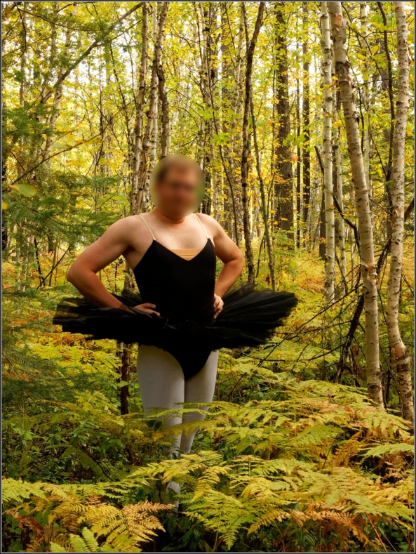 Black tutu 8 - Part 1, ballet,ballerina,sissy,forest,outdoor,tutu,platter,black, Sissy Fashion,Body Suits,Fairytale