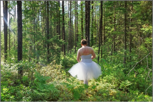 White romantic - Part 2, ballerina,tutu,romantic,ballet,outdoor,crossdresser,forest, Fairytale,Body Suits,Sissy Fashion