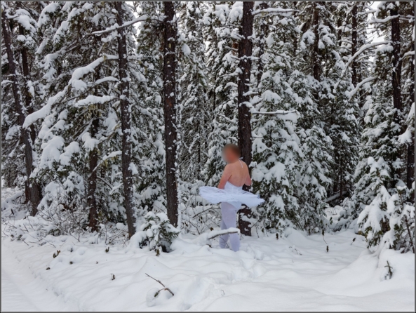 Sissy ballerina 15 - Snow - Part , crossdresser,outdoor,ballet,tutu,platter,winter,ballerina,forest,snow, Sissy Fashion,Body Suits,Fairytale