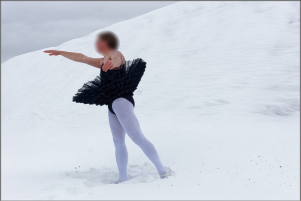 Black tutu 9 - snow - part 1, crossdresser,waterfall,outdoor,ballet,tutu,platter,winter,ballerina,forest,snow, Body Suits,Sissy Fashion,Fairytale
