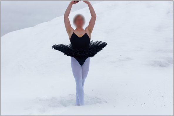 Black tutu 9 - snow - part 2, crossdresser,outdoor,ballet,tutu,platter,winter,ballerina,forest,snow, Sissy Fashion,Body Suits,Fairytale