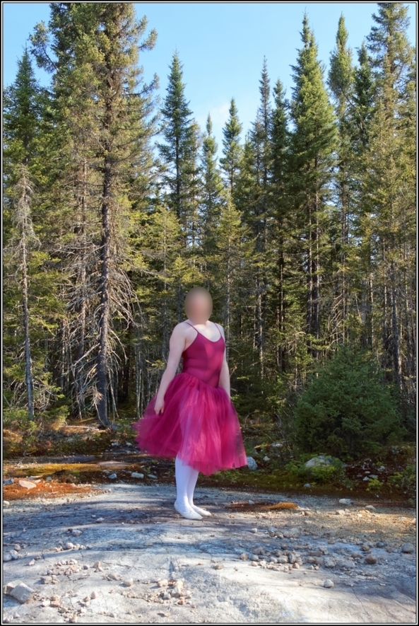 Forest ballerina 1 - Part 1, romantic,tutu, outdoor,forest,sissy,ballerina,ballet, Sissy Fashion,Body Suits,Fairytale