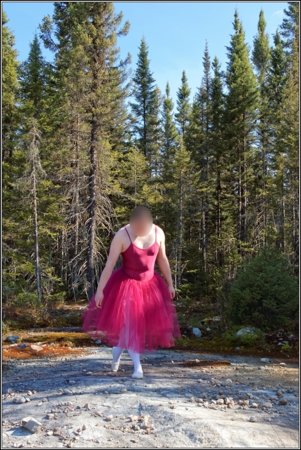 Forest ballerina 1 - Part 2, romantic,tutu, outdoor,forest,sissy,ballerina,ballet, Sissy Fashion,Body Suits,Fairytale