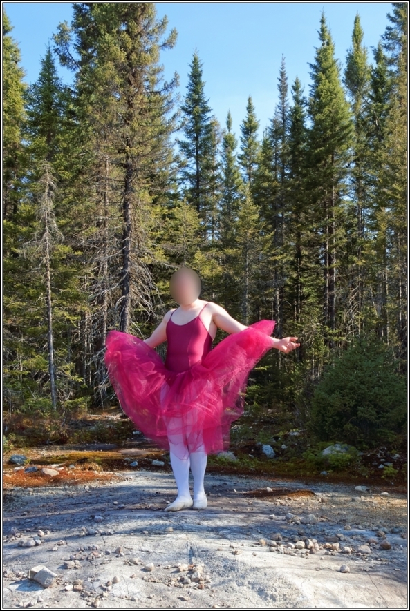 Forest ballerina 1 - Part 2, romantic,tutu, outdoor,forest,sissy,ballerina,ballet, Sissy Fashion,Body Suits,Fairytale